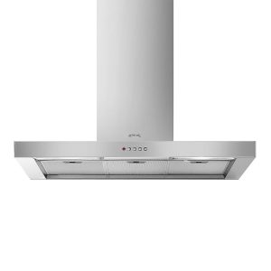 Campana de Pared 90cm de Acero Inoxidable con 3 velocidades SMEG